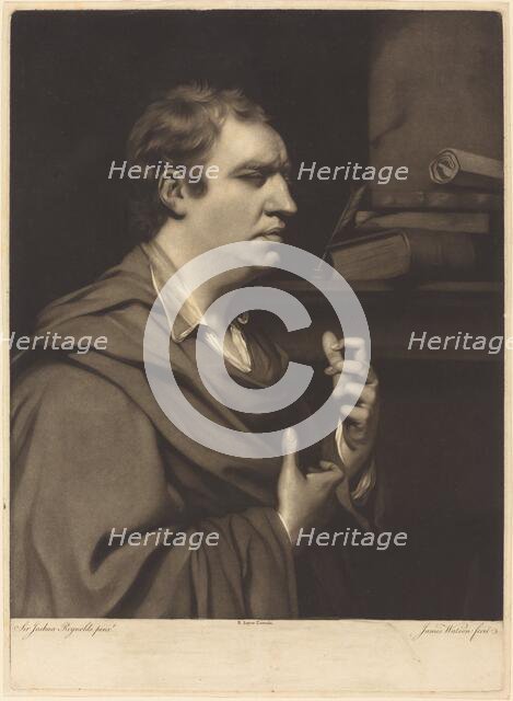 Samuel Johnson, 1770. Creator: James Watson.