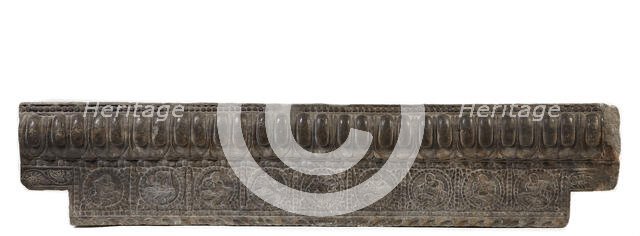 Lateral stretcher from the base of a funerary couch..., Period of Division, Northern Qi dynasty, 550 Creator: Unknown.