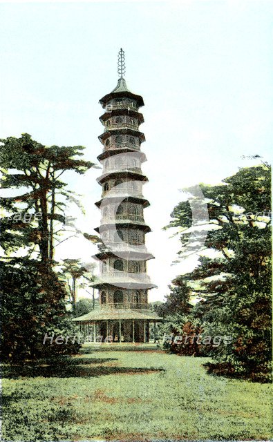 The Pagoda, Kew Gardens, Richmond upon Thames, London, 20th Century. Artist: Unknown