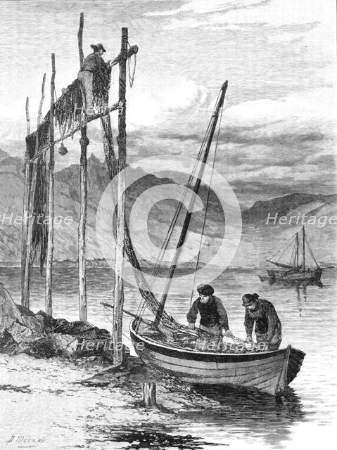 Our Fishing Industries: herring-boats on Loch Fyne, 1883. Creator: Unknown.