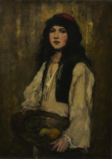 The Venetian Girl, c. 1880. Creator: Frank Duveneck (American, 1848-1919).