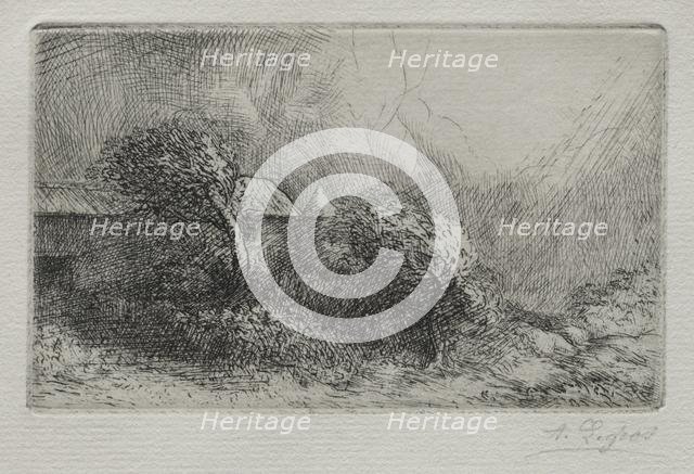 Chailli: End of a Storm (Effet dorage). Creator: Alphonse Legros (French, 1837-1911).