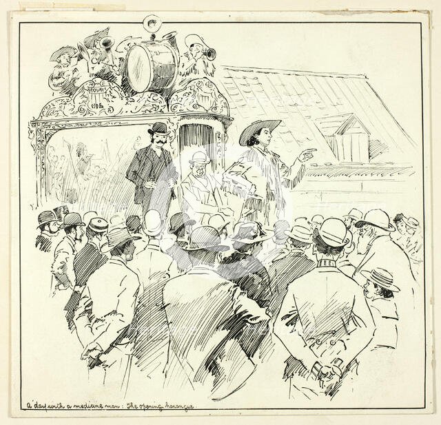 A Day with the Medicine Man, n.d. Creator: Philip William May.