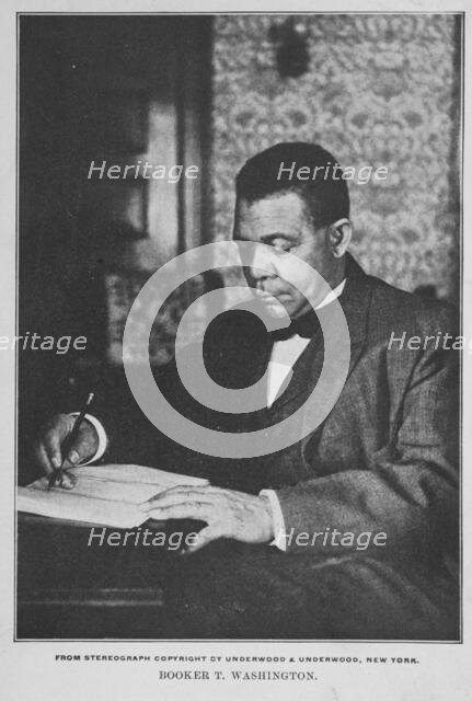 Booker T. Washington, 1907. Creator: Unknown.