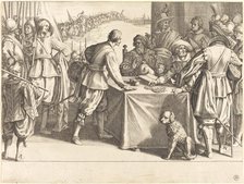The Hiring of the Troops, c. 1614. Creator: Jacques Callot.