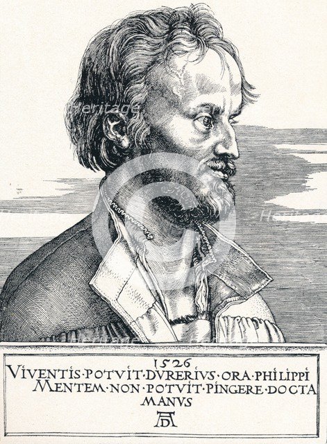 'Philipp Melanchthon', 1526 (1906). Creator: Albrecht Durer.