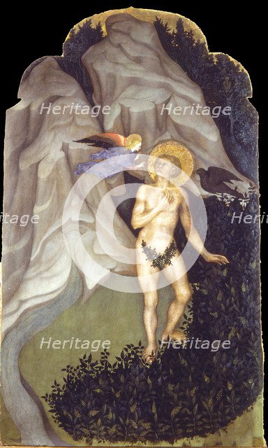 Saint Benedict Tempted in the Wilderness. Artist: Niccolò di Pietro (active 1394-1427)