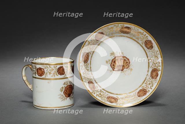 Cup from Oliver Wolcott, Jr. Tea Service (6 of 6), 1785-1805. Creator: Unknown.