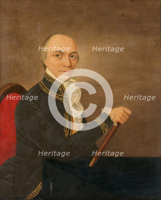 Portrait of Johannes Siberg, Governor-General of the Dutch East Indies, c.1800. Creator: Anon.