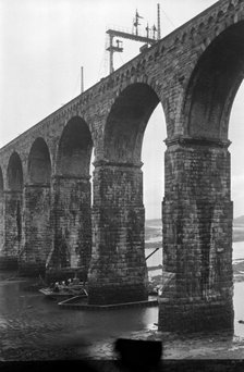Royal Border Bridge, Berwick upon Tweed, Northumberland, c1945-1980. Artist: Eric de Maré