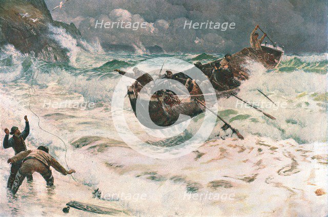 'How the Boat Came Home' 1886, (c1902).  Creator: Unknown.