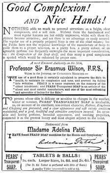 Advertisement for Pears’ Transparent Soap, 1890. Creator: Unknown.