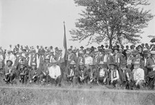 12th Pa. Volunteers [i.e., 72nd Pennsylvania Infantry] at Bloody Angle, 1913. Creator: Bain News Service.