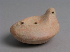 Oil Lamp, Coptic, 4th-7th century. Creator: Unknown.