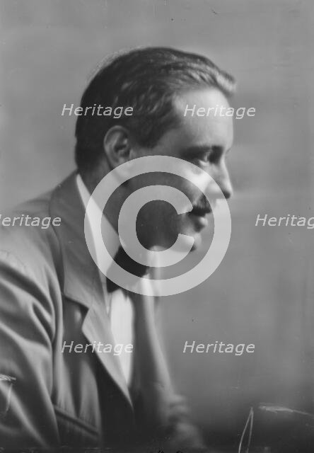 Mr. L.G. Piemantel, portrait photograph, 1918 July 30. Creator: Arnold Genthe.