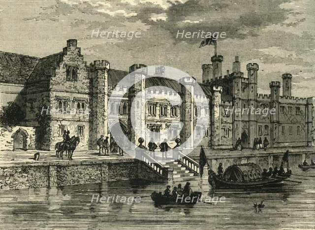 'Old Palace of Greenwich, in 1630', (c1878). Creator: Unknown.