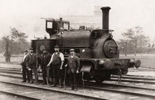 The crew of the steam train Newton,  York, Yorkshire, 1901. Artist: Unknown