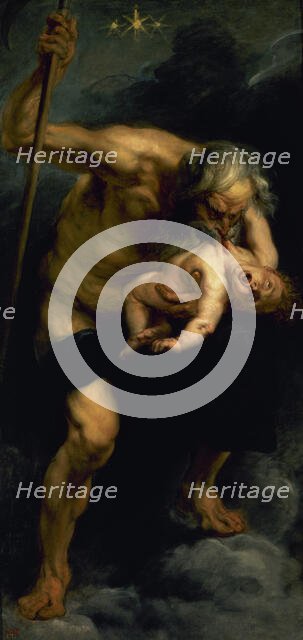 Saturn devouring a son, 1636-1638.  Creator: Peter Paul Rubens.