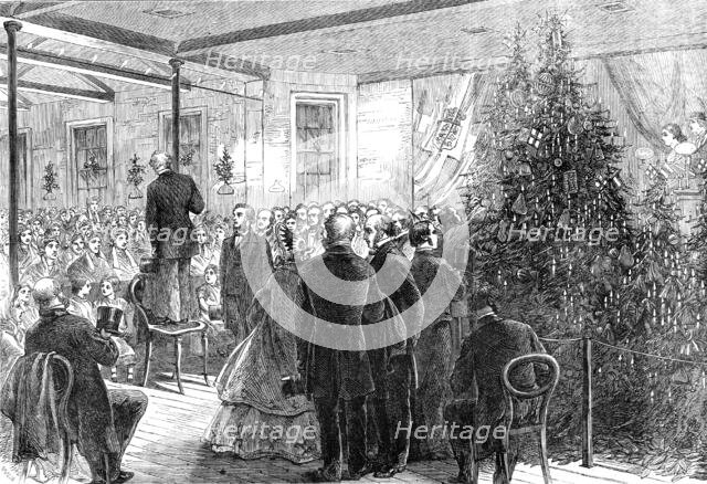 Christmas Entertainment to the Inmates of the Greenwich Union-House, 1864. Creator: Unknown.