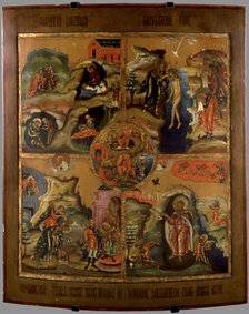 Five celebration themes of the church year, 1700-1899. Creator: Unknown.