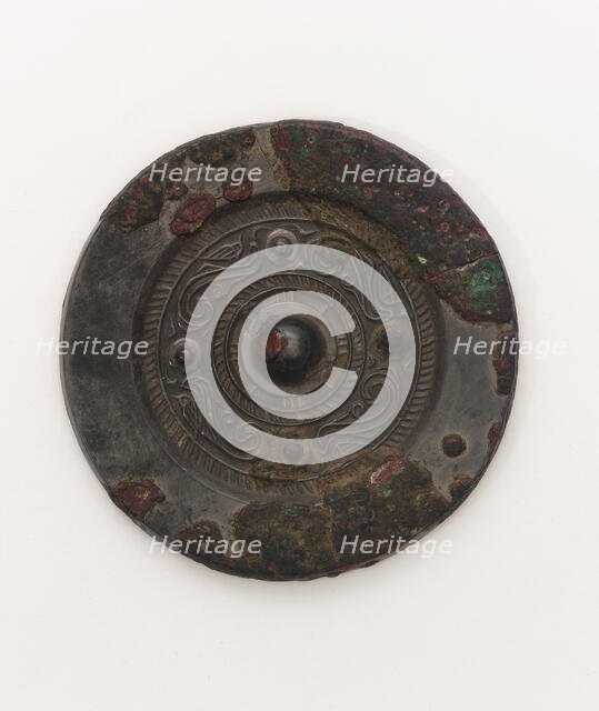 Mirror, Han dynasty, 206 BCE-220 CE. Creator: Unknown.