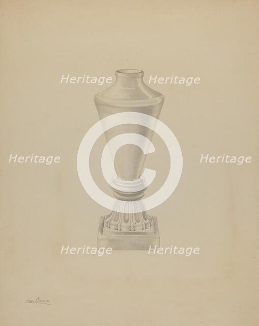 Lamp, c. 1938. Creator: Charles Caseau.