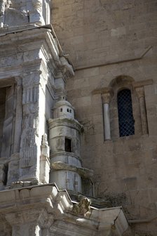 The Renaissance Porta Especiosa on the north facade of the Old Cathedral of Coimbra, Portugal, 2009. Artist: Samuel Magal