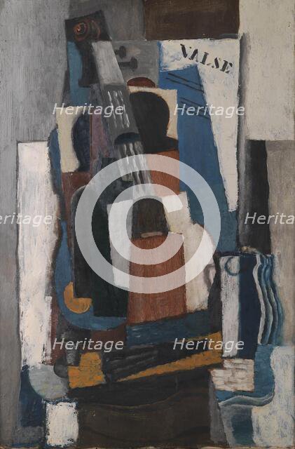 Cubist Still Life, 1820-1920. Creator: Louis Marcoussis.