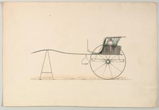 Design for Stanhope Gig, 1850-74. Creator: Unknown.