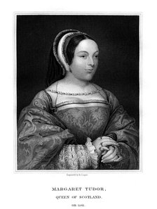 Margaret Tudor, Queen of Scotland, (1825).Artist: R Cooper