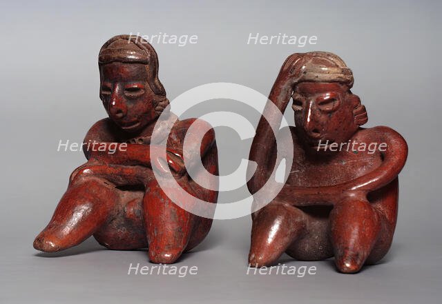 Seated Figures, 200 B.C.-A.D. 500. Creator: Unknown.