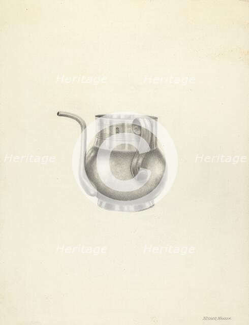 Silver Spout Cup, c. 1938. Creator: Holger Hansen.
