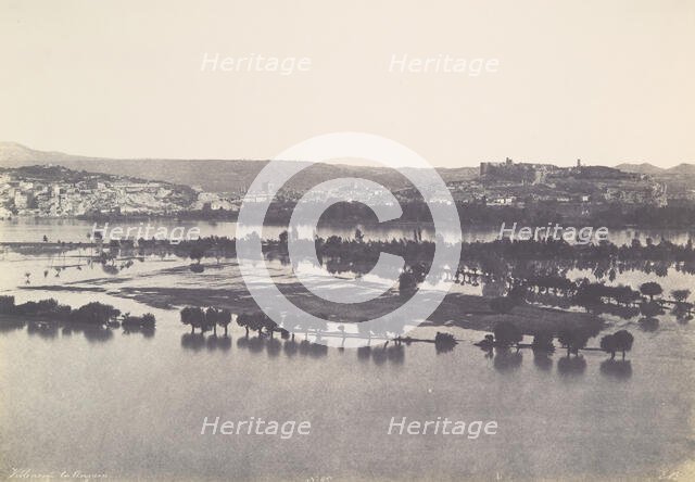 The Floods of 1856, Avignon, 1856. Creator: Edouard Baldus.