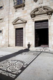 Cathedral doorway, Castelo Branco, Portugal, 2009.  Artist: Samuel Magal