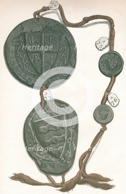 Cord VI (John de Hastings, Edmund de Hastings, Edmund de Mortimer, Fulke Fitz-Warine), (1904). Artist: Unknown