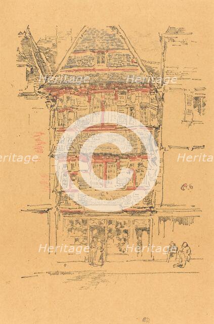 Red House, Paimpol, 1893. Creator: James Abbott McNeill Whistler.