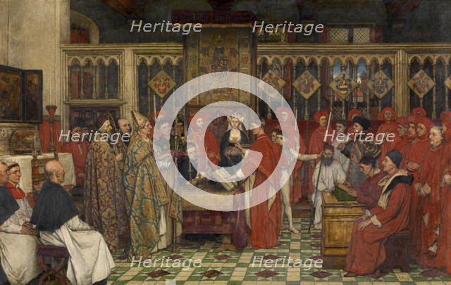 The First Chapter of the Order of the Golden Fleece, 1893-1900. Creator: Albrecht De Vriendt.