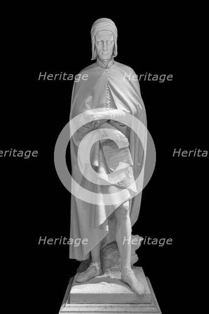 Dante Alighieri (1265-1321), 1872. Creator: Vela, Vincenzo (1820-1891).