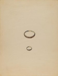 Ring, 1935/1942. Creator: Unknown.