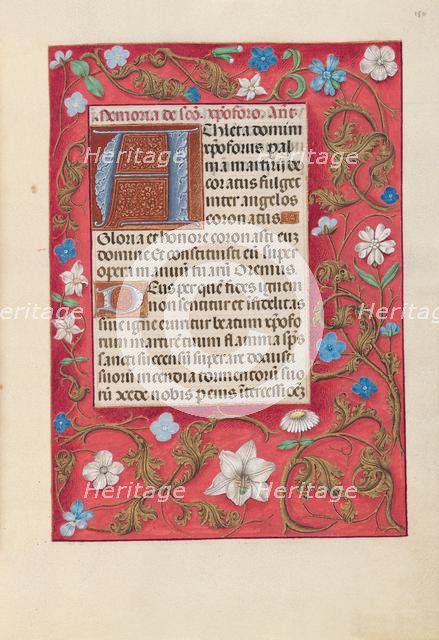 Hours of Queen Isabella the Catholic, Queen of Spain: Fol. 180r, c. 1500. Creator: Master of the First Prayerbook of Maximillian (Flemish, c. 1444-1519); Associates, and.