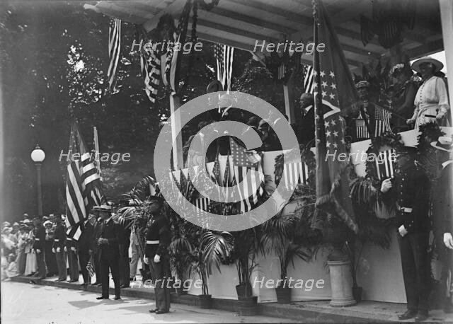 Lansing, Robert, Secretary of State, 1915-1920, Preparedness Parade, 1916. Creator: Harris & Ewing.