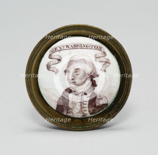 Cloak Pin (Knob or Tieback), England, c. 1780. Creator: Unknown.