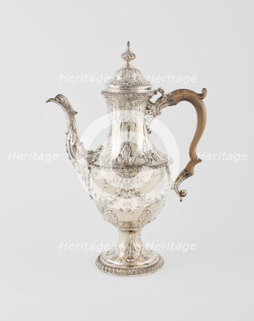 Coffee Pot, London, 1771/72. Creator: Francis Crump.