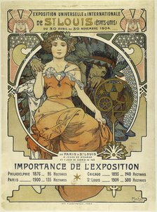 Exposition universelle et internationale de St. Louis (Etats-Unis), 1903. Creator: Mucha, Alfons Marie (1860-1939).