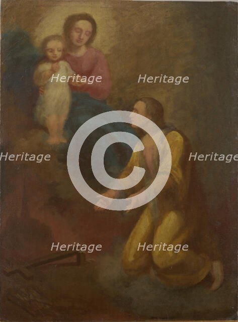 St Jan Kanty before Our Lady, 1870. Creator: Aleksander Kotsis.