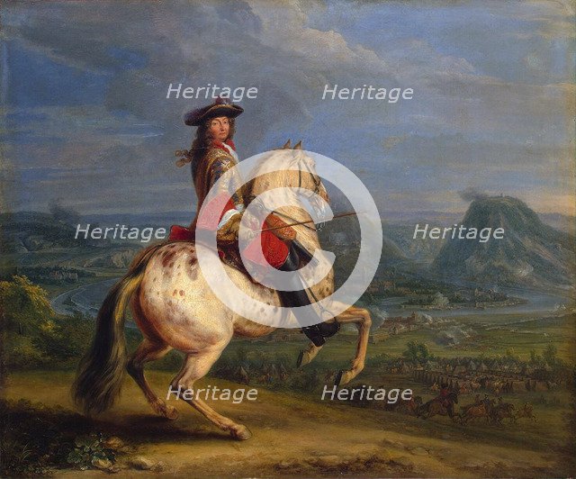 Louis XIV at the Taking of Besançon', 1674. Creator: Meulen, Adam Frans, van der (1632-1690).