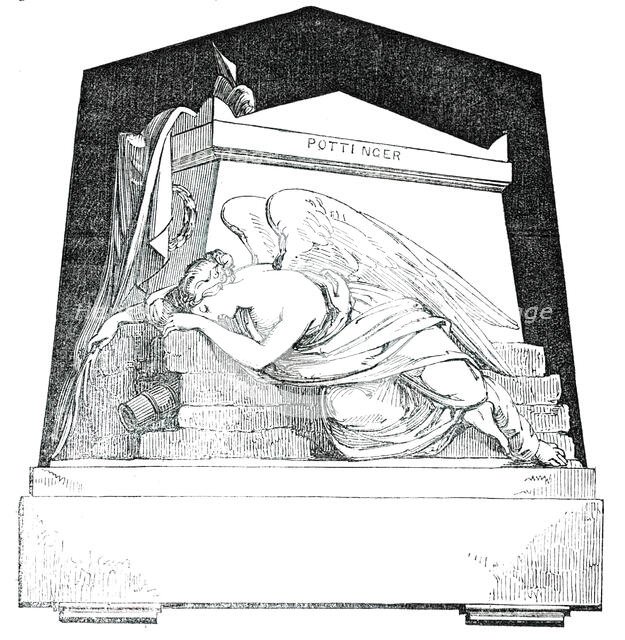Monument to the late Major Eldred Pottinger, C.B., by Baily, 1850. Creator: Unknown.