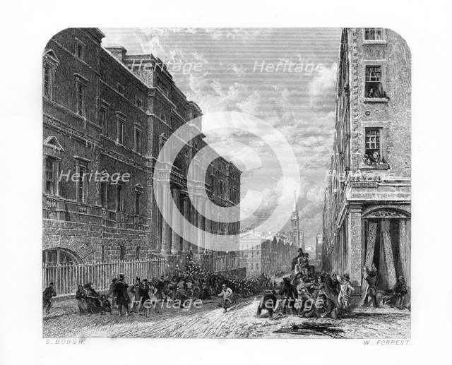 The University of Edinburgh, Scotland, 1870.Artist: W Forrest