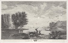 View of Lake Geneva, ca. 1750-1800. Creator: Giavaranni.