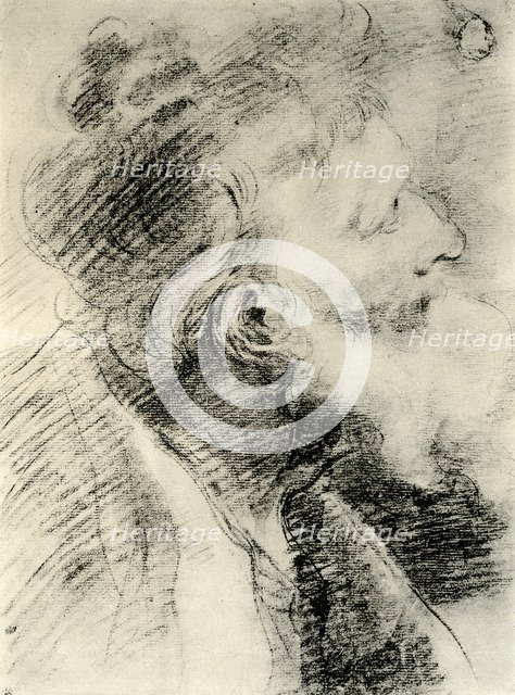 Study for the Head of an Old Man, 1913.Artist: Peter Paul Rubens